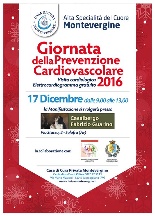  IIÂ° giornata della prevenzione Cardiovascolare 2016
