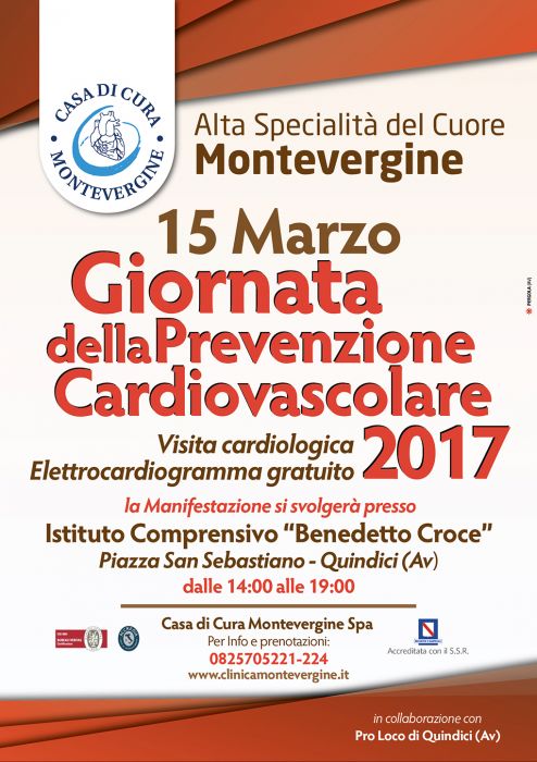  IV GIORNATA DI PREVENZIONE CARDIOVASCOLARE.