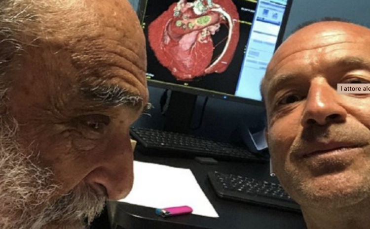  L’attore Alessandro Haber in cura alla clinica Montevergine