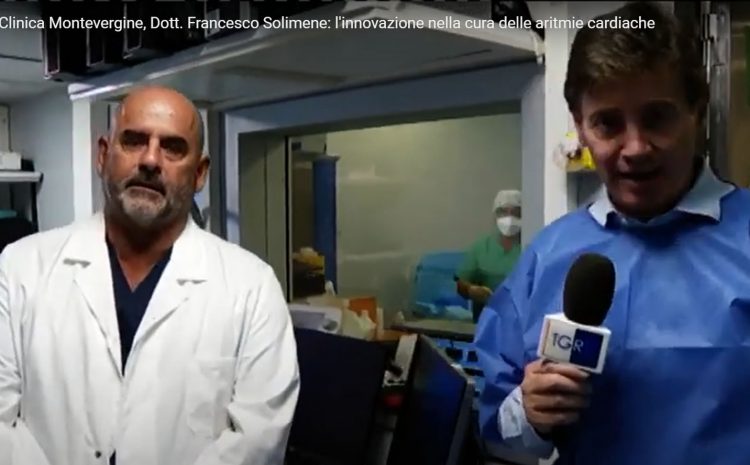  Il Dott. Francesco Solimene presenta al TG3 una tecnica innovativa per la cura della fibrillazione atriale