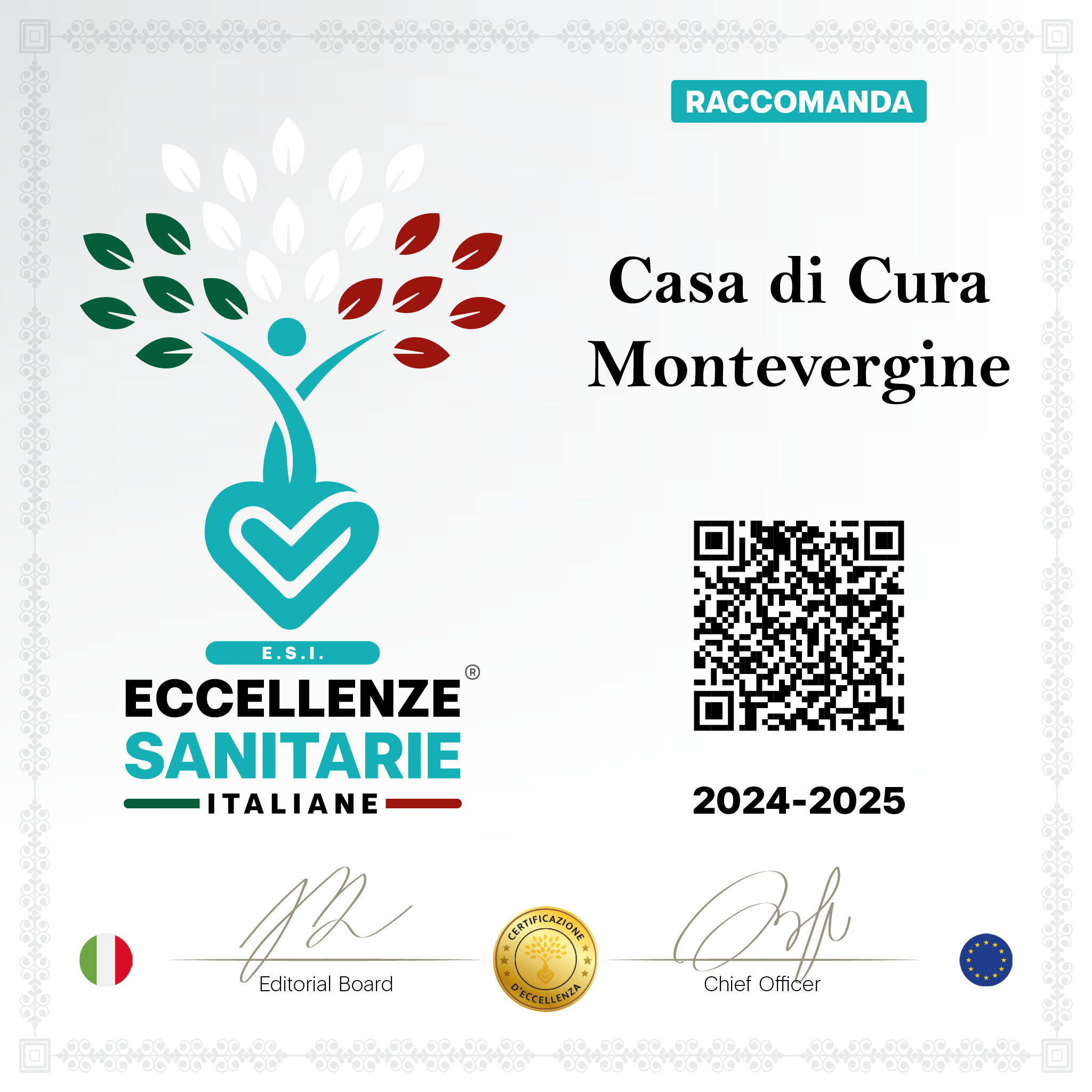  Eccellenze Sanitarie Italiane
